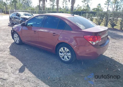 2013 Chevrolet Cruze Ls Auto из США, поврежденный, VIN 1G1PA5SH0D7110452